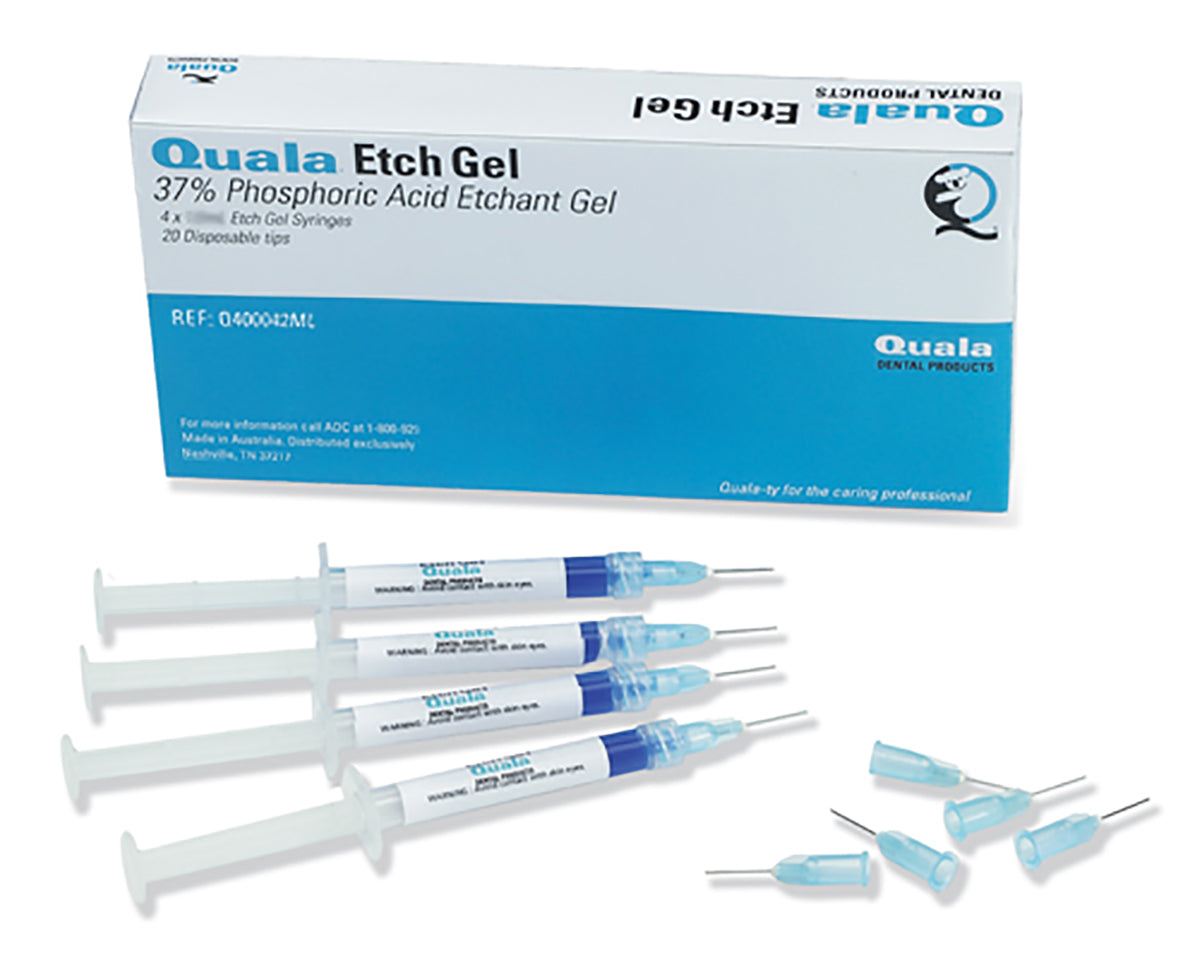 Quala Q40030 Dental Etch Gel 37% Phosphoric Blue Gel Jumbo Kit Quala Q40030 Dental Etch Gel 37% Phosphoric Blue Gel Jumbo Kit